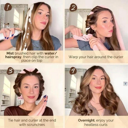💖 “Rizador Satin Heatless™ | Ondas Perfectas Sin Calor”